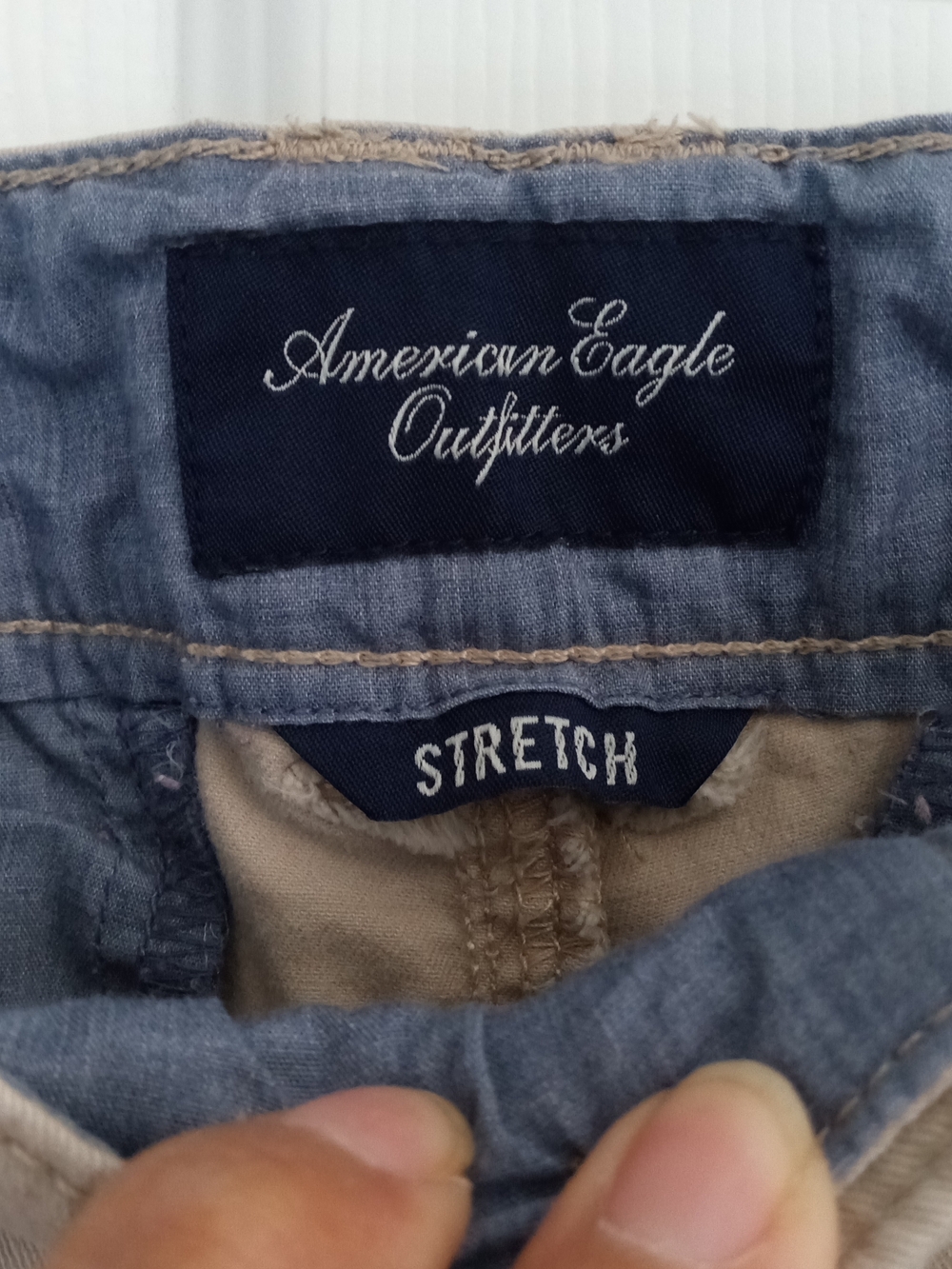 American Eagle Outfitters Blue Stretch Casual Shorts - Picture 2 of 4